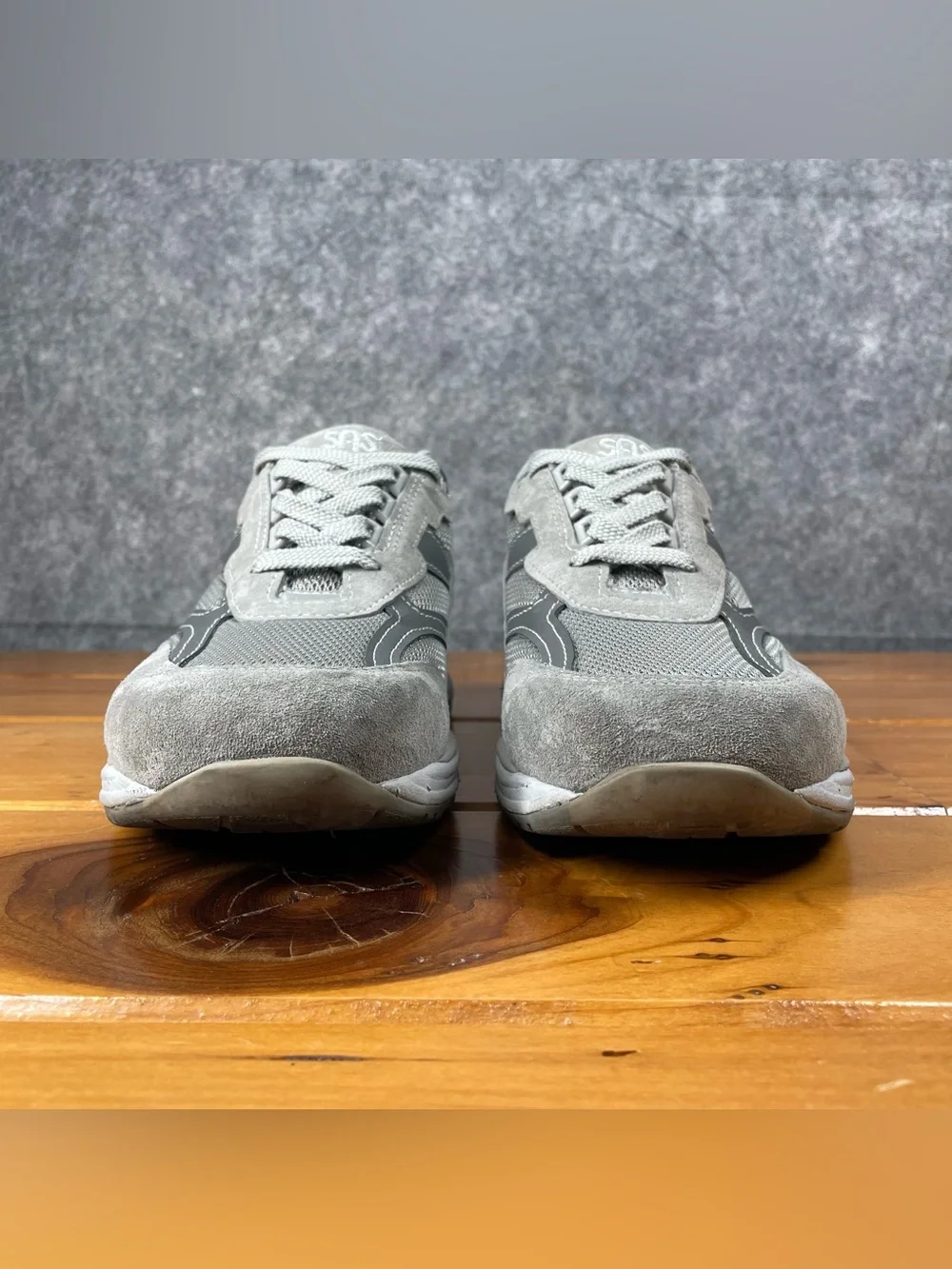 SAS Journey Mesh Mens Size 8 M Gray Tripad Comfort Walking Sneakers Made In USA